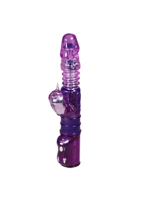 Rotacyjny wibrator królik z masażerem 28cm 7trybów Rotacyjny wibrator królik z masażerem 28cm 7trybów