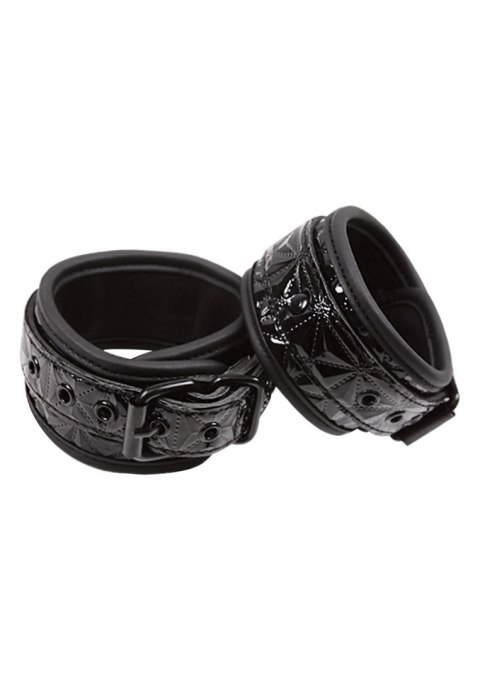Kajdanki-SINFUL ANKLE CUFFS BLACK Kajdanki-SINFUL ANKLE CUFFS BLACK