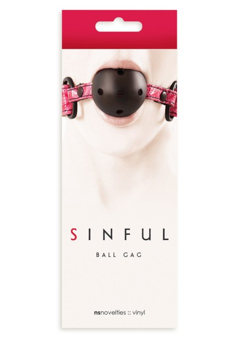 Knebel-SINFUL BALL GAG PINK Knebel-SINFUL BALL GAG PINK