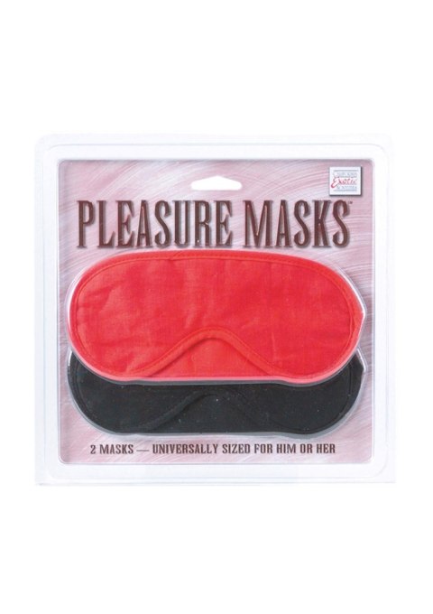 Maska-PLEASURE MASKS 2 PCS RED/BLACK Maska-PLEASURE MASKS 2 PCS RED/BLACK