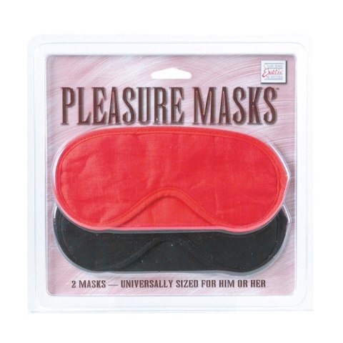 Maska-PLEASURE MASKS 2 PCS RED/BLACK Maska-PLEASURE MASKS 2 PCS RED/BLACK