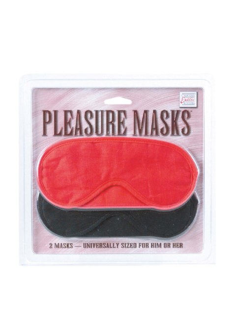 Maska-PLEASURE MASKS 2 PCS RED/BLACK Maska-PLEASURE MASKS 2 PCS RED/BLACK
