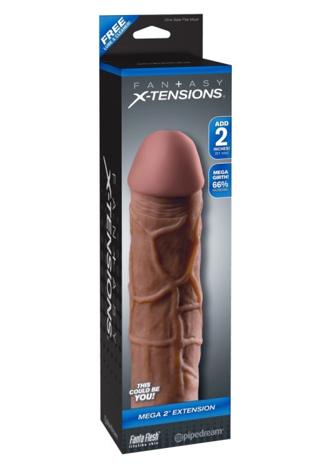 Stymulator-FX MEGA 2"""" EXTENSION BROWN Stymulator-FX MEGA 2"""" EXTENSION BROWN
