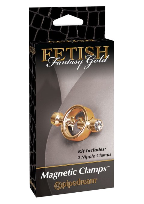 Stymulator-FF GOLD MAGNETIC NIPPLE CLAMPS Stymulator-FF GOLD MAGNETIC NIPPLE CLAMPS