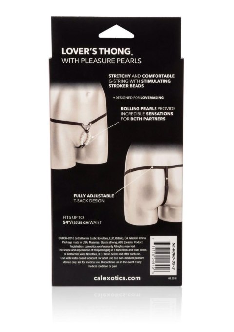 Stymulator-LOVER""S THONG W. PLEASURE PEARLS Stymulator-LOVER""S THONG W. PLEASURE PEARLS