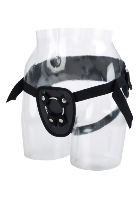 Uprząż skórzana z regulowanymi szelkami strap-on Uprząż skórzana z regulowanymi szelkami strap-on