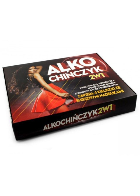 Alko chińczyk 2 gry alkoholowe imprezowe kieliszki Alko chińczyk 2 gry alkoholowe imprezowe kieliszki