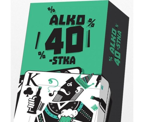 Gra karciana imprezowa pijacka urodziny alko 40 Gra karciana imprezowa pijacka urodziny alko 40
