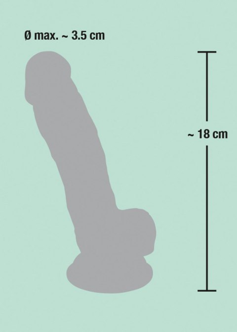 Replika penisa dildo członek realistyczny sex 18cm Replika penisa dildo członek realistyczny sex 18cm