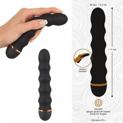 Wibrator analny waginalny penetrator 17cm 20trybów Wibrator analny waginalny penetrator 17cm 20trybów