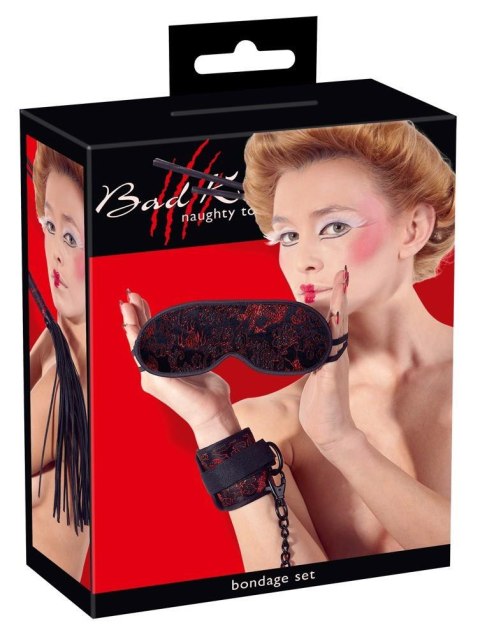Zdobiony haftem zestaw akcesoriów do bdsm bondage Zdobiony haftem zestaw akcesoriów do bdsm bondage