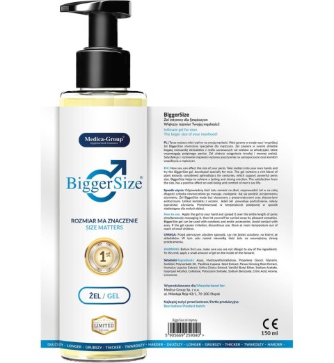 Żel erekcyjny na potencję nawilżający sex 150ml Żel erekcyjny na potencję nawilżający sex 150ml