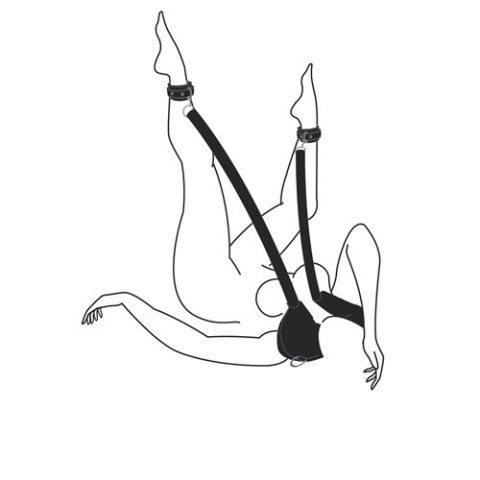 Kajdanki-Pillow & Ankle Cuffs Leg Position Strap Kajdanki-Pillow & Ankle Cuffs Leg Position Strap
