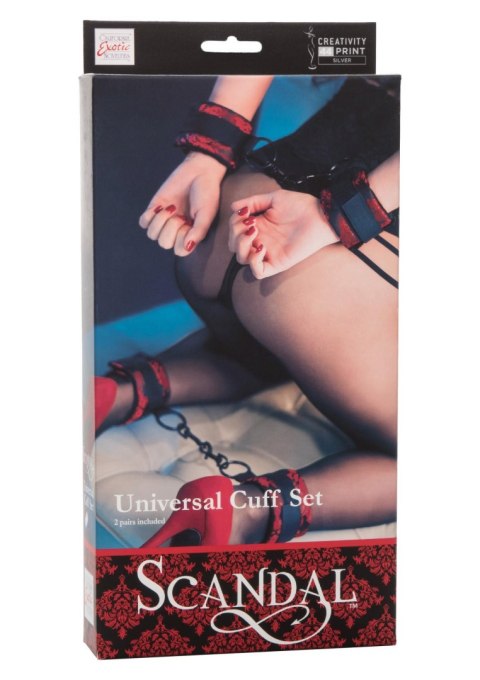 Kajdanki-SCANDAL UNIVERSAL CUFF SET Kajdanki-SCANDAL UNIVERSAL CUFF SET