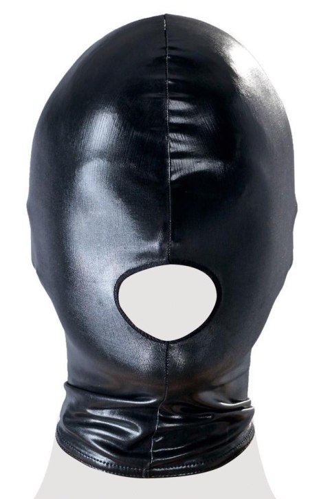Niewolnicza maska bez otworów na oczy czarna bdsm Niewolnicza maska bez otworów na oczy czarna bdsm