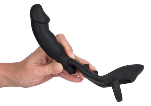 Pierścień na penisa jądra z masażerem prostaty Pierścień na penisa jądra z masażerem prostaty