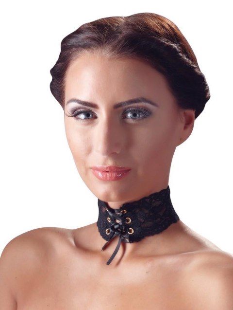 Wiązana obroża na szyję wysoka z koronki sex bdsm Wiązana obroża na szyję wysoka z koronki sex bdsm