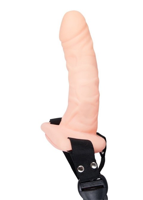 Wibrator jak penis na paskach uprząż dildo 17cm Wibrator jak penis na paskach uprząż dildo 17cm