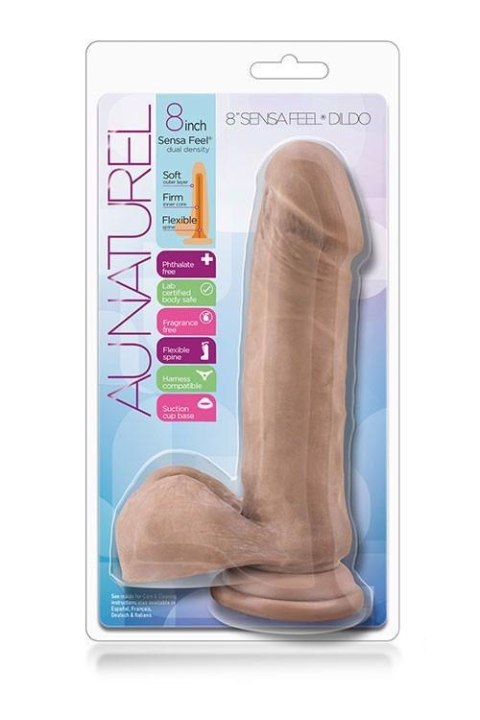 Dildo-au naturel 8inch sensa feel dildo latin Dildo-au naturel 8inch sensa feel dildo latin