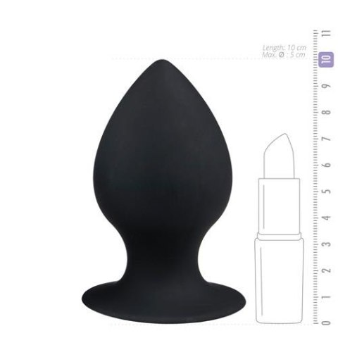 Duży okrągły korek analny plug z przyssawką 10cm Duży okrągły korek analny plug z przyssawką 10cm