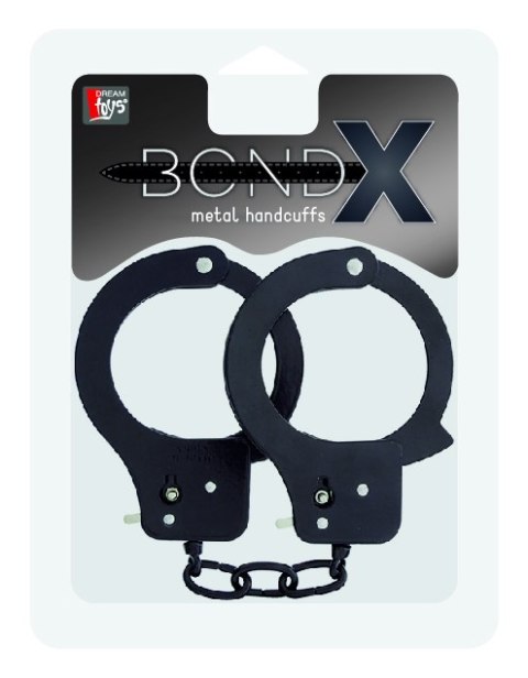 Kajdanki-BONDX METAL CUFFS - BLACK Kajdanki-BONDX METAL CUFFS - BLACK