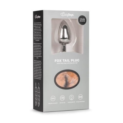 Korek analny lisi ogon plug z futerkiem zatyczka Korek analny lisi ogon plug z futerkiem zatyczka