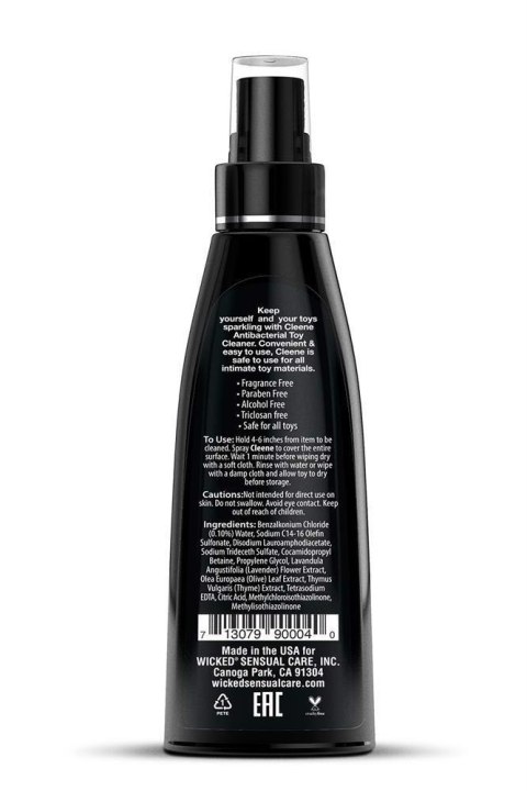Żel/sprej-WICKED ANTI-BACTERIAL TOY CLEANER 120ML Żel/sprej-WICKED ANTI-BACTERIAL TOY CLEANER 120ML