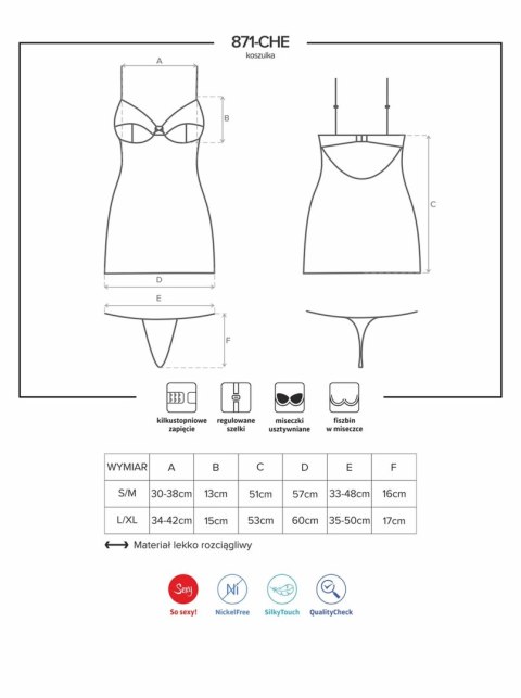Biała koszulka stringi sex komplet obsessive l/xl Biała koszulka stringi sex komplet obsessive l/xl
