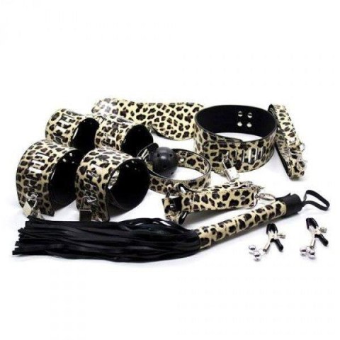 Kajdanki maska pejcz knebel zestaw bondage bdsm Kajdanki maska pejcz knebel zestaw bondage bdsm