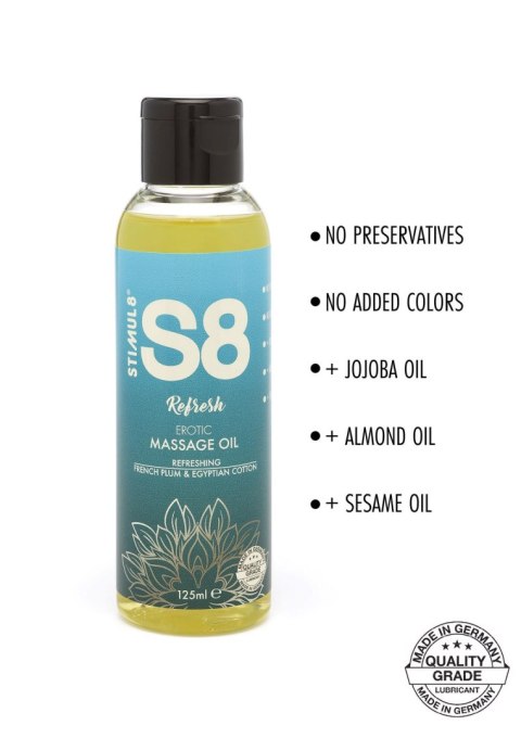 Olejek do masażu S8 Massage Oil 125ml Olejek do masażu S8 Massage Oil 125ml