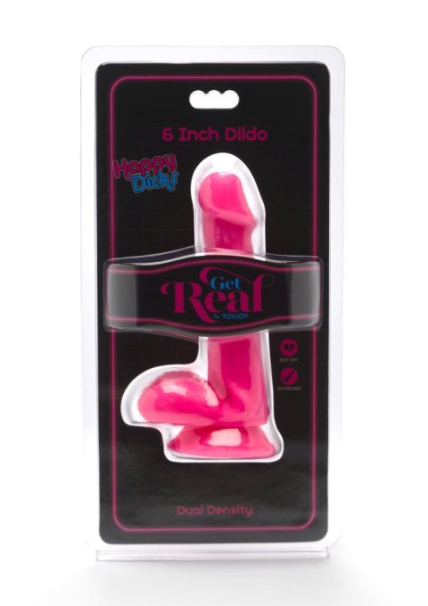 Silikonowy penis dildo z jądrami przyssawką 15cm Silikonowy penis dildo z jądrami przyssawką 15cm