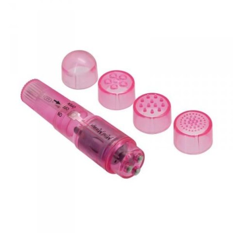 Stymulator-Mini vibratore con punte intercambiabili Timeless 4 Surprises Stymulator-Mini vibratore con punte intercambiabili Timeless 4 Surprises