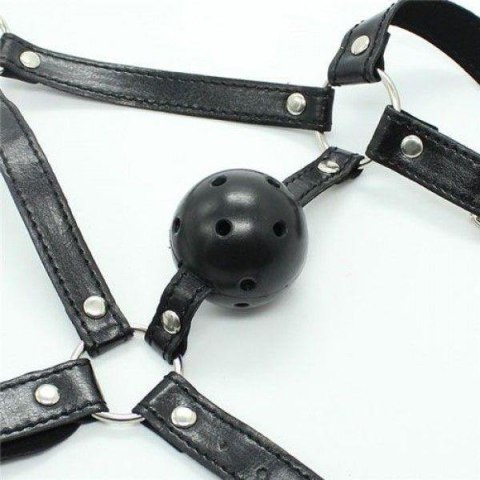 Uprząż na głowę maska z pasków z kneblel bdsm sex Uprząż na głowę maska z pasków z kneblel bdsm sex