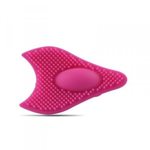 Wibrujący masażer łechtaczki z wypustkami mały 8cm Wibrujący masażer łechtaczki z wypustkami mały 8cm