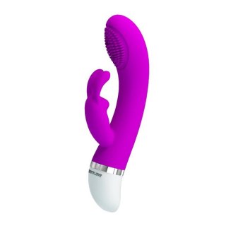 Wibrator do punktu g z masażerem łechtaczki 18cm