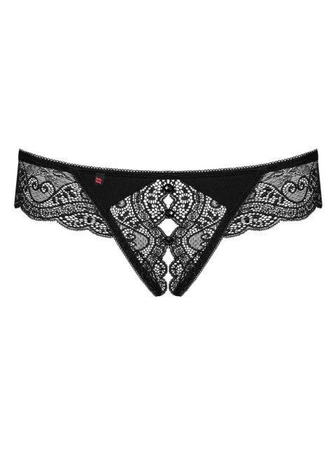 Stringi koronkowe rozcięte erotyczne obsessive xxl Stringi koronkowe rozcięte erotyczne obsessive xxl
