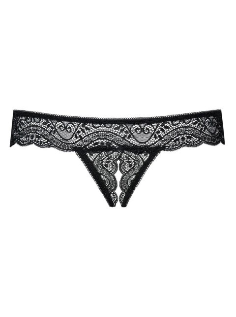 Stringi koronkowe rozcięte erotyczne obsessive xxl Stringi koronkowe rozcięte erotyczne obsessive xxl