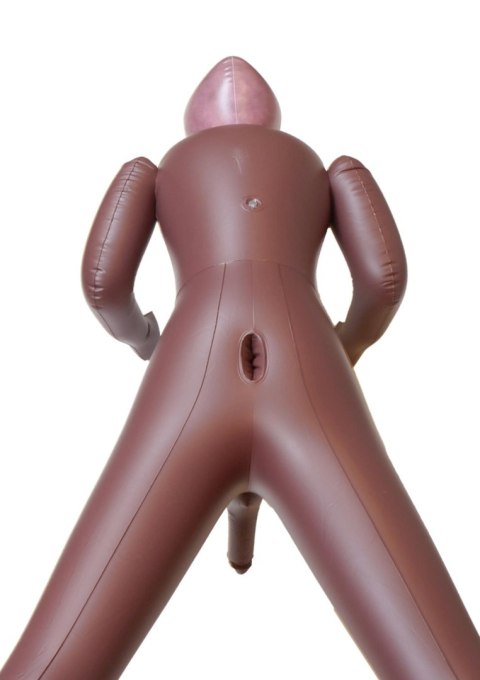 Lalka dmuchana czarna realistyczna twarz penis 165 Lalka dmuchana czarna realistyczna twarz penis 165