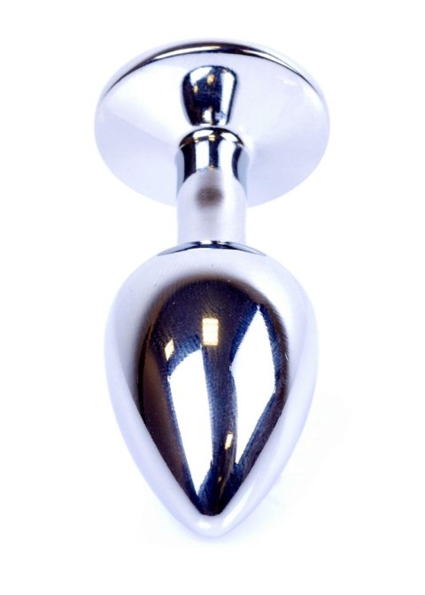 Metalowy korek analny stalowy plug kryształ 7cm Metalowy korek analny stalowy plug kryształ 7cm
