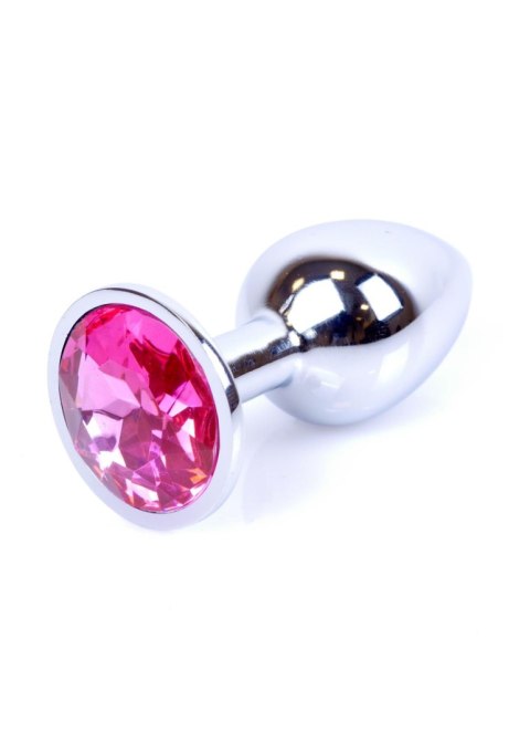 Metalowy korek analny stalowy plug kryształ 7cm Metalowy korek analny stalowy plug kryształ 7cm