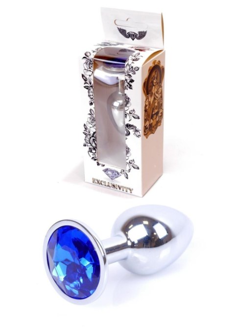 Metalowy korek analny stalowy plug kryształ 7cm Metalowy korek analny stalowy plug kryształ 7cm