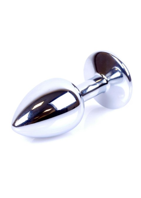 Metalowy korek analny stalowy plug kryształ 7cm Metalowy korek analny stalowy plug kryształ 7cm