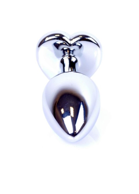 Metalowy plug analny korek do odbytu z sercem 7cm Metalowy plug analny korek do odbytu z sercem 7cm
