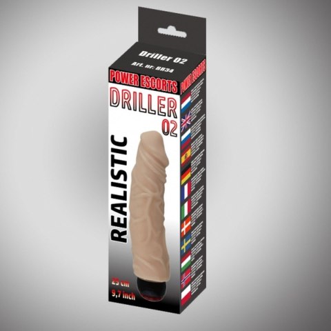 Gruby duży wibrator potężne żyłki sex penis 25cm Gruby duży wibrator potężne żyłki sex penis 25cm