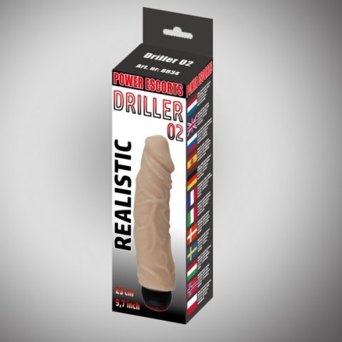 Gruby duży wibrator potężne żyłki sex penis 25cm Gruby duży wibrator potężne żyłki sex penis 25cm