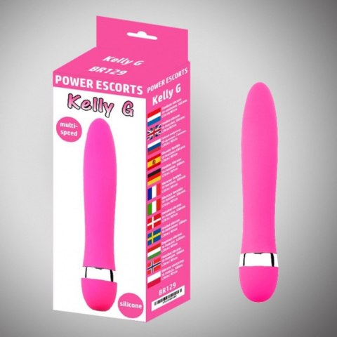 Kelly g pink vibro 18,5 cm / 7,3 inch Kelly g pink vibro 18,5 cm / 7,3 inch