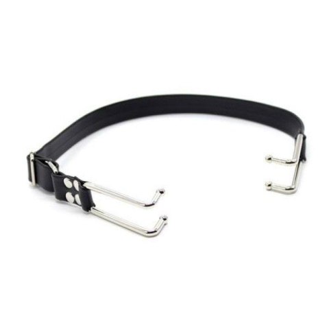 Metalowy rozwieracz ust na pasach knebel bondage Metalowy rozwieracz ust na pasach knebel bondage