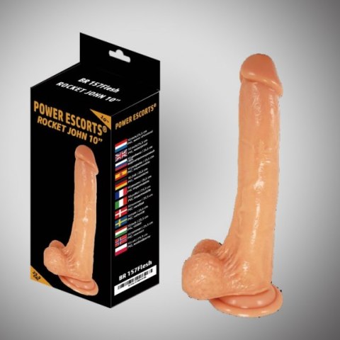 Mocna przyssawka dildo realistyczne jądra sex 25cm Mocna przyssawka dildo realistyczne jądra sex 25cm