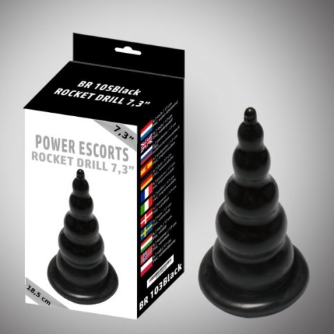 Piramida analna plug wtyczka duża stopniowana 18cm Piramida analna plug wtyczka duża stopniowana 18cm