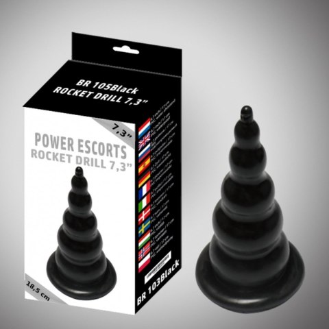 Piramida analna plug wtyczka duża stopniowana 18cm Piramida analna plug wtyczka duża stopniowana 18cm